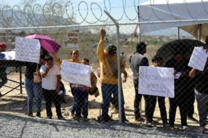 Acarreados Sufren Durante Visita Presidencial en el Norte de México