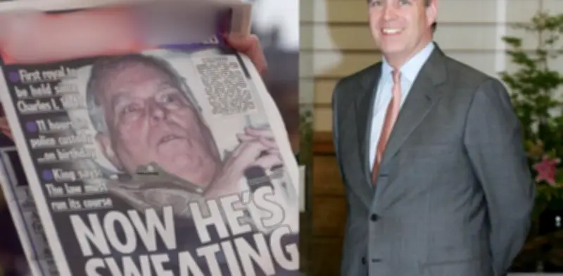 Activistas colocan foto del expríncipe Andrés en el Louvre en protesta por su arresto