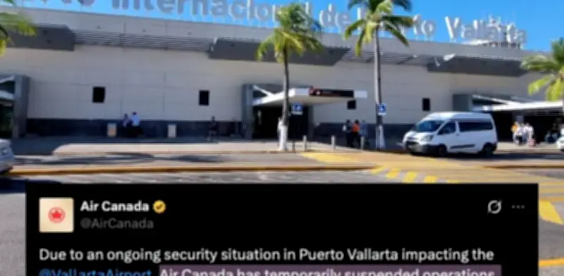 Aerolíneas internacionales suspenden vuelos a Puerto Vallarta tras muerte de 'El Mencho'