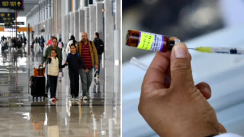 AIFA emite alerta por sarampión y refuerza vacunación para viajeros