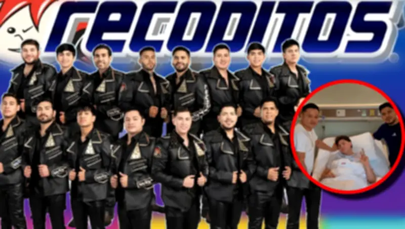 Alarma entre fans: Vocalista de Banda Los Recoditos aparece en camilla de hospital