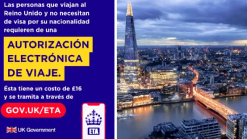 Alerta para viajeros: Trámite ETA será obligatorio para volar a Reino Unido desde febrero