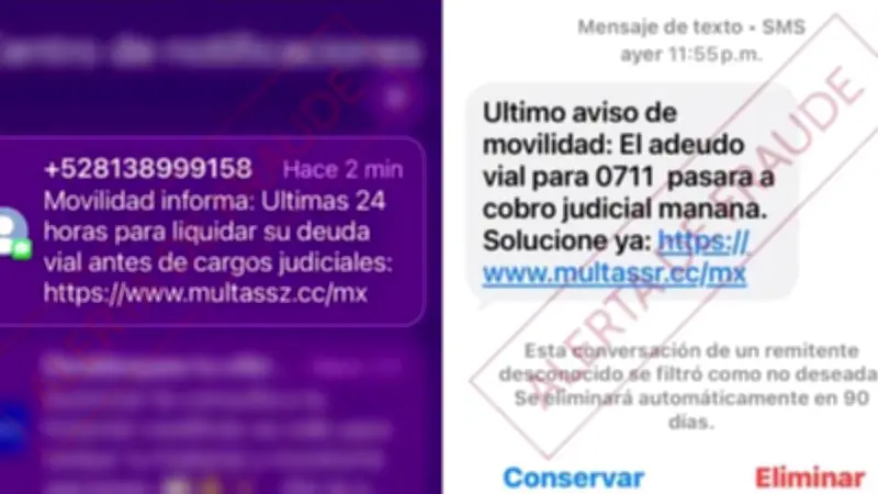 Alerta por nueva estafa de SMS con multas falsas en CDMX y otros estados; cómo verificar adeudos