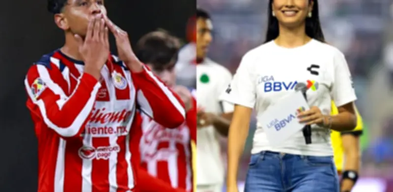 Anahí I, Reina del Carnaval, roba suspiros a Luis Romo en protocolo de Liga MX