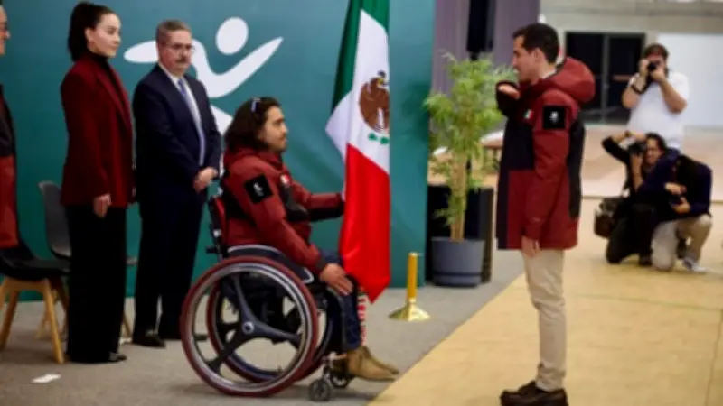 Arly Velásquez, abanderado mexicano para sus quintos Juegos Paralímpicos de Invierno 2026