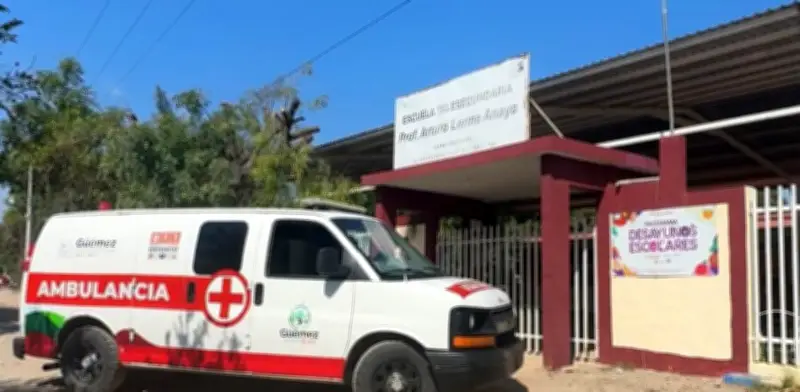 Atacan a expareja con cuchillo en telesecundaria de Tamaulipas; agresor huye