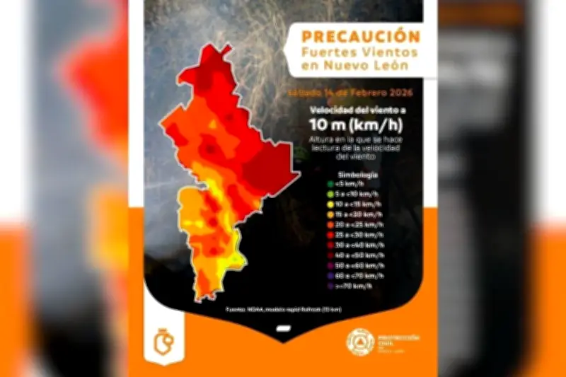 Autoridades alertan por fuertes ventarrones en la Ciudad de México