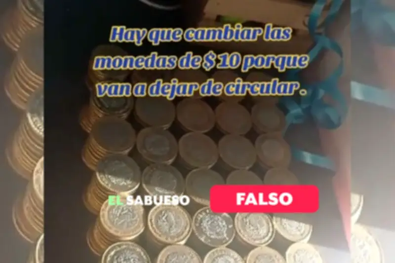 Banxico desmiente rumor viral: monedas de 10 pesos NO dejarán de circular