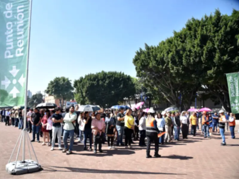 Benito Juárez realiza exitoso simulacro sísmico metropolitano con desalojo masivo