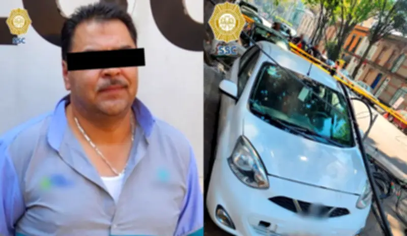 Camión derriba postes en San Rafael: adulto mayor lesionado y vehículo dañado