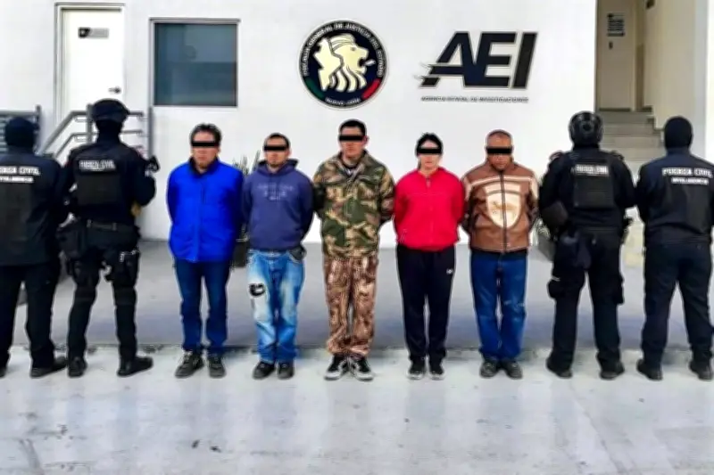 Capturan a 5 integrantes de célula del Cartel Independiente en operativo