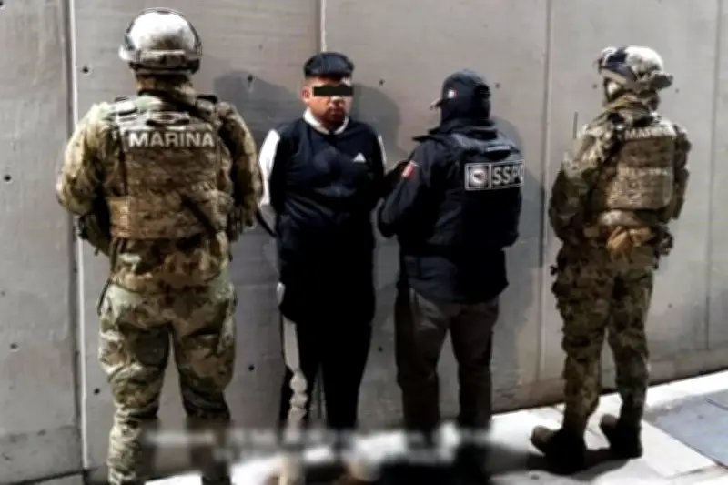 Capturan a 'El Hacha', operador clave del CJNG en Tlaxcala, en operativo federal