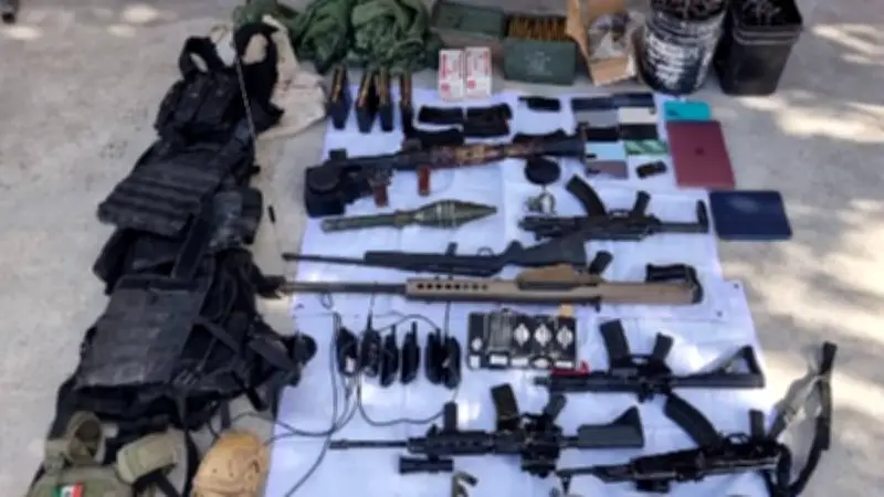 Capturan a 'Lexus', líder del Cártel del Golfo en Tamaulipas; aseguran arsenal pesado