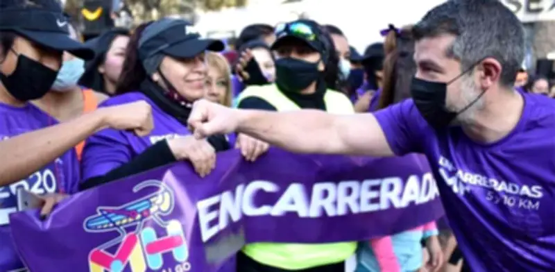 Casi 3 mil mujeres participan en 'Encarreradas MH' organizada por alcaldía Miguel Hidalgo