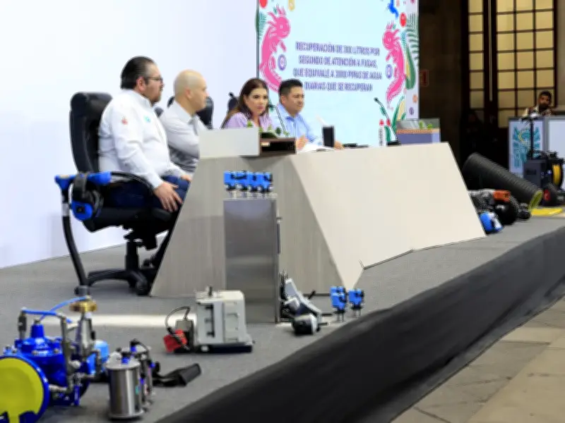 CDMX destina 7 mil millones a 643 obras hídricas en 2026 para enfrentar escasez e inundaciones