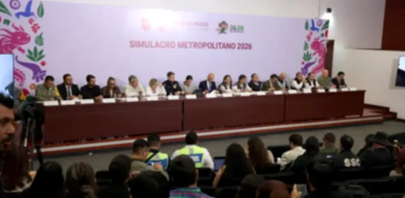 CDMX implementa cuadrantes policiales en simulacro sísmico metropolitano