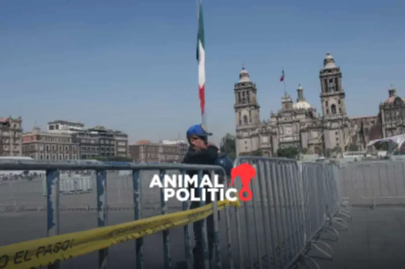 CDMX peatonaliza el Zócalo con vallas para mejorar la movilidad y seguridad