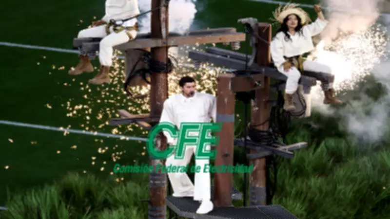 CFE se vuelve viral con memes de Bad Bunny como electricista tras su show en el Super Bowl