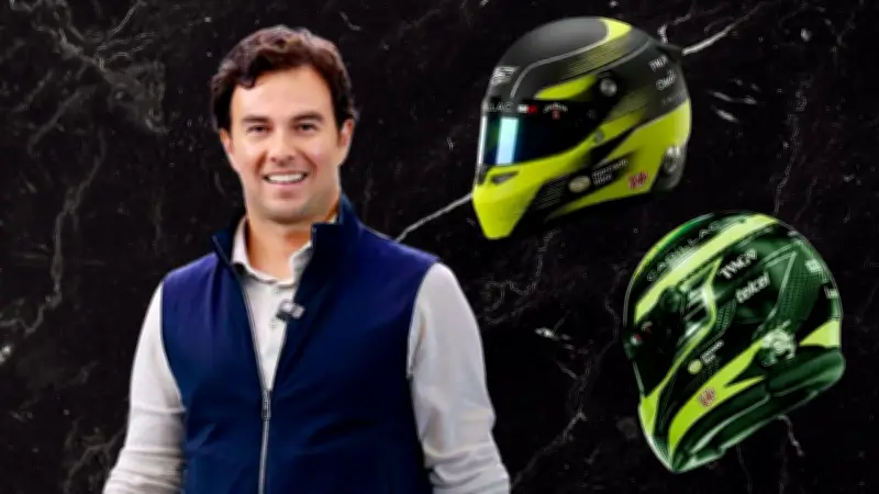 Checo Pérez Filtra el Casco que Usará con Cadillac en su Regreso a la F1