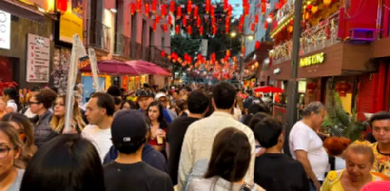 Cientos celebran el Año Nuevo Lunar en el Barrio Chino de la Ciudad de México