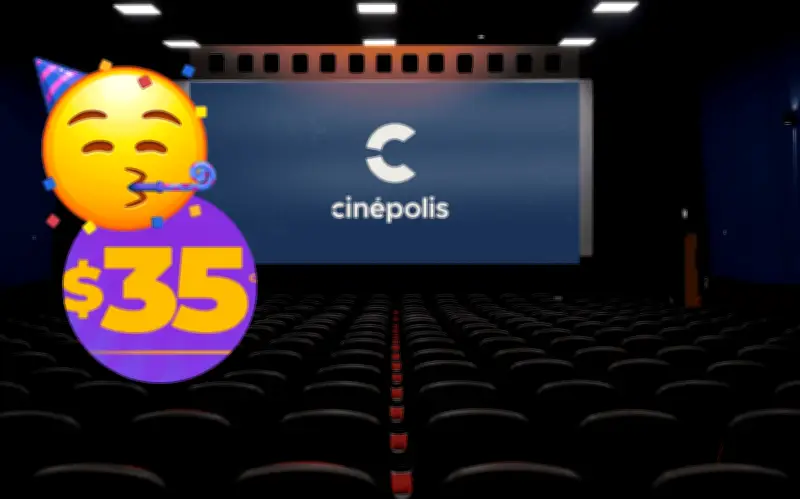Cinépolis lanza promoción nacional: boletos de cine a 35 pesos en marzo 2026