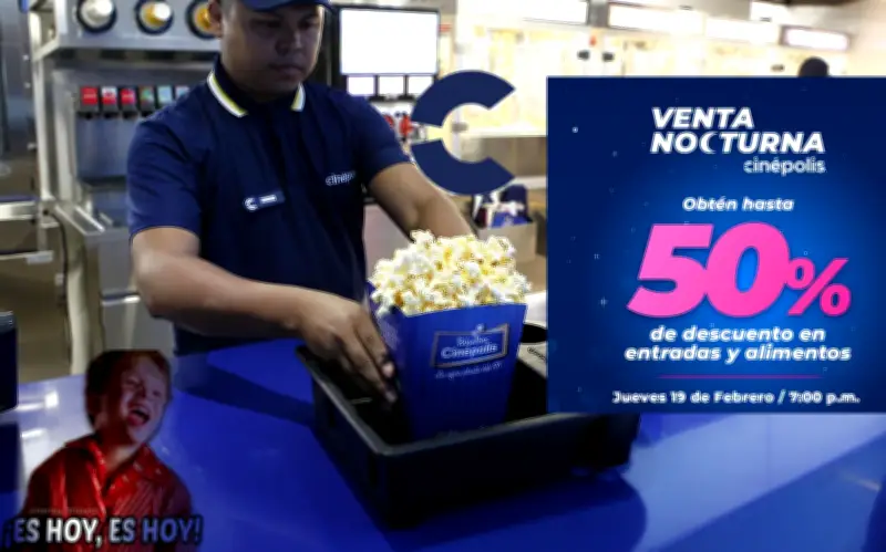 Cinépolis Lanza su Primera Venta Nocturna en Vivo del 2026 con Descuentos Exclusivos