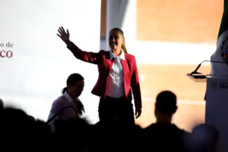 Claudia Sheinbaum visita García, municipio con alta incidencia delictiva en Nuevo León