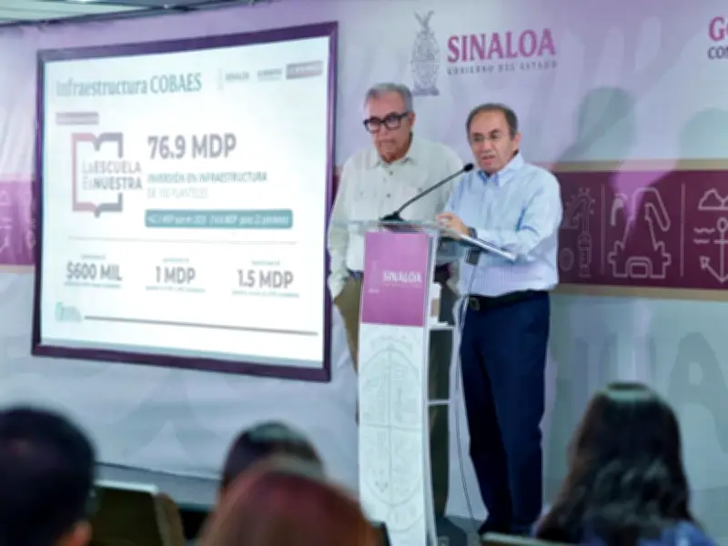 COBAES recibe inversión histórica de 140 millones de pesos para infraestructura educativa