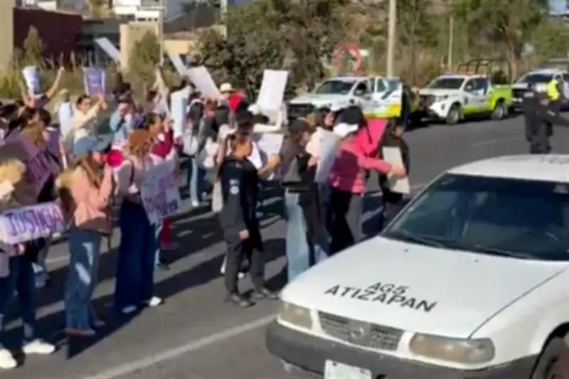 Colapsa Atizapán por caso de Renata Palmer: indignación y protestas