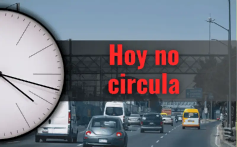 Contingencia Ambiental: Doble Hoy No Circula en CDMX y Edomex por Ozono