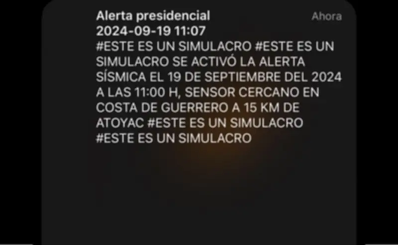 CRT modifica alertas presidenciales en celulares por mensajes de Protección Civil