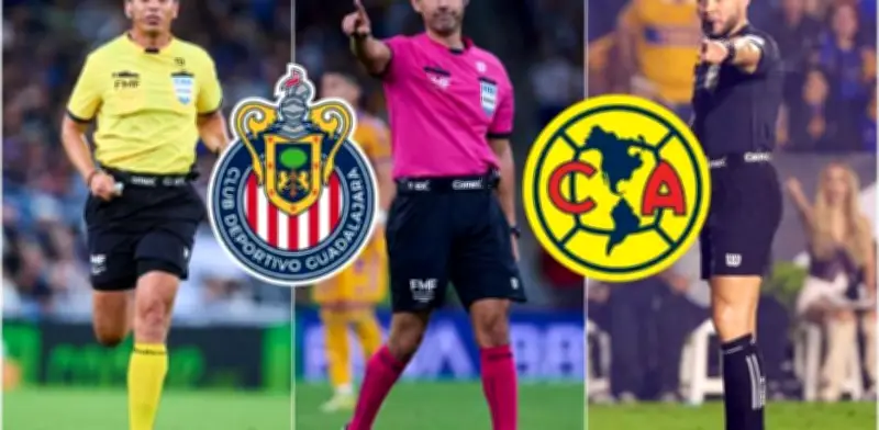 César Ramos, el árbitro que amarga a Chivas en el Clásico Nacional: América invicto bajo su mando
