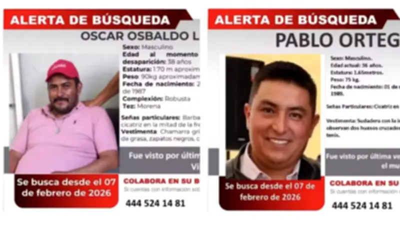 Desaparecen dos empresarios en San Luis Potosí; uno es aspirante a alcalde por Movimiento Ciudadano