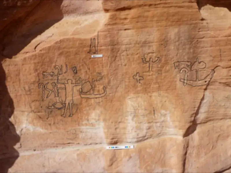 Descubren en Sinaí pinturas rupestres de 10.000 años que narran expansión faraónica