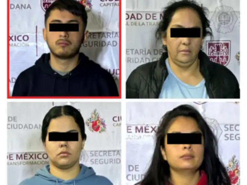 Desmantelan célula de 'La Unión Tepito' en Cuauhtémoc; detienen a 'El Gansito' y familiares