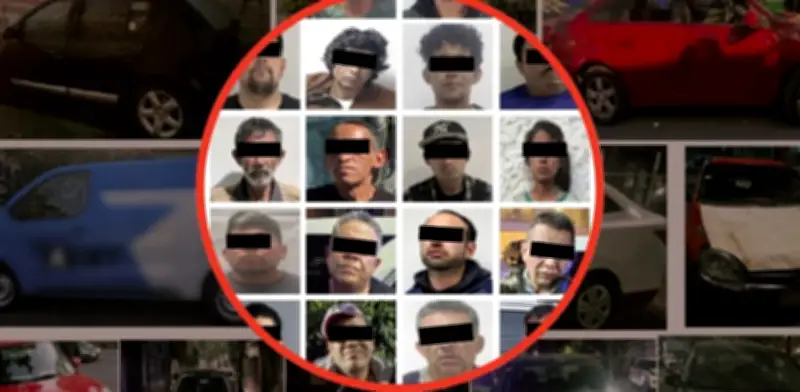 Desmantelan red de robo de autopartes en CDMX: 31 detenidos en nueve alcaldías