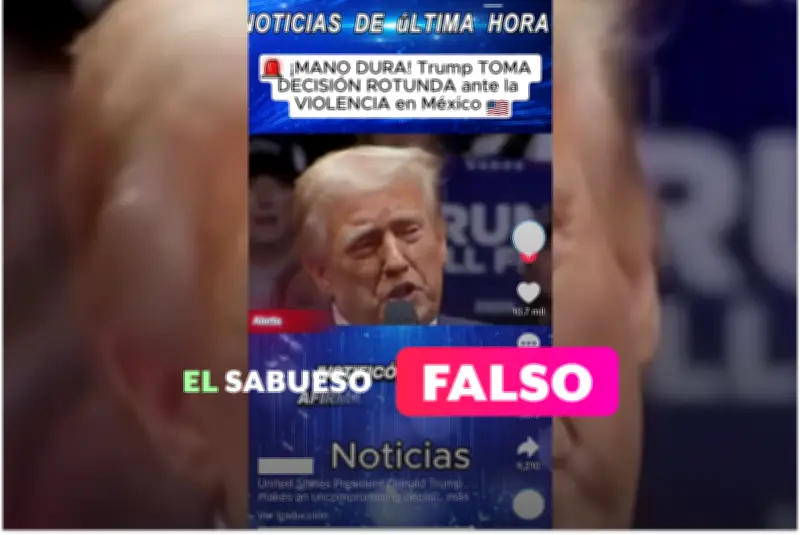 Desmienten que Trump haya decretado cierre total de frontera con México tras abatimiento de 'El Mencho'