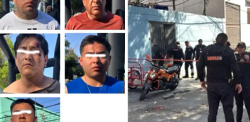 Detienen a 5 presuntos homicidas tras balear a hombre en Iztacalco, CDMX