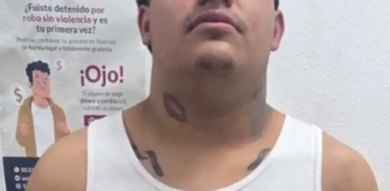 Detienen a 'Balú', presunto integrante de La Unión Tepito tras persecución en Venustiano Carranza