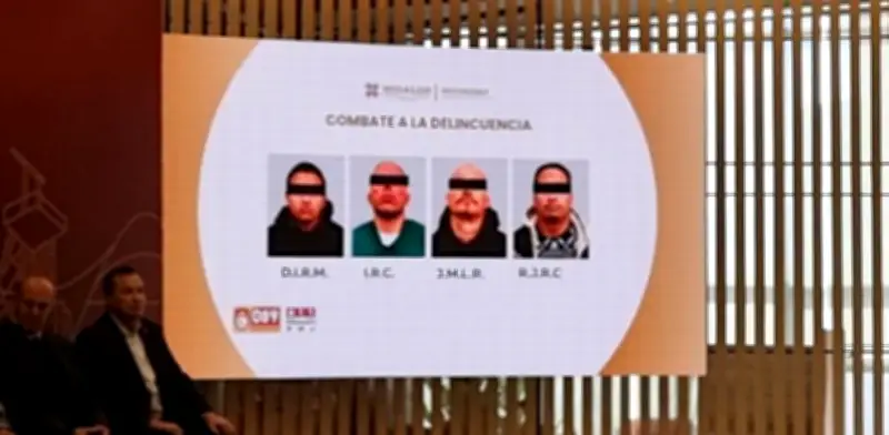 Detienen a cuatro, incluido cubano, por incendios de vehículos en carreteras de Hidalgo