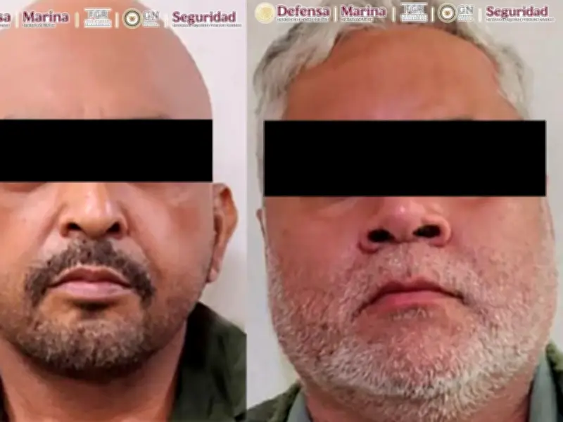 Detienen a dos presuntos extorsionadores del Mercado La Yarda en Mazatlán, Sinaloa