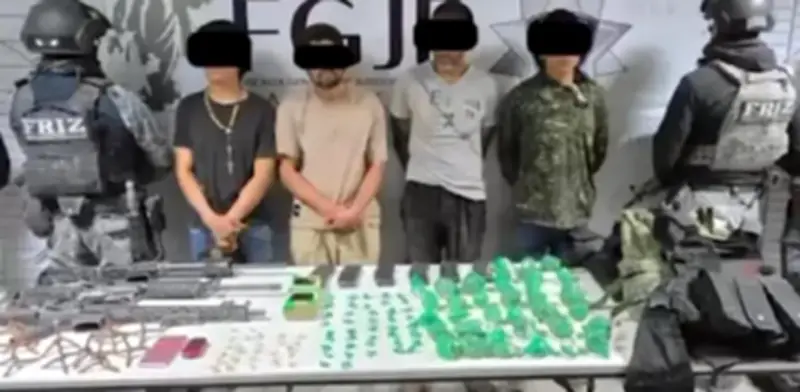 Detienen a jefe de plaza y tres cómplices tras ataque a rancho de familia Aguilar en Zacatecas