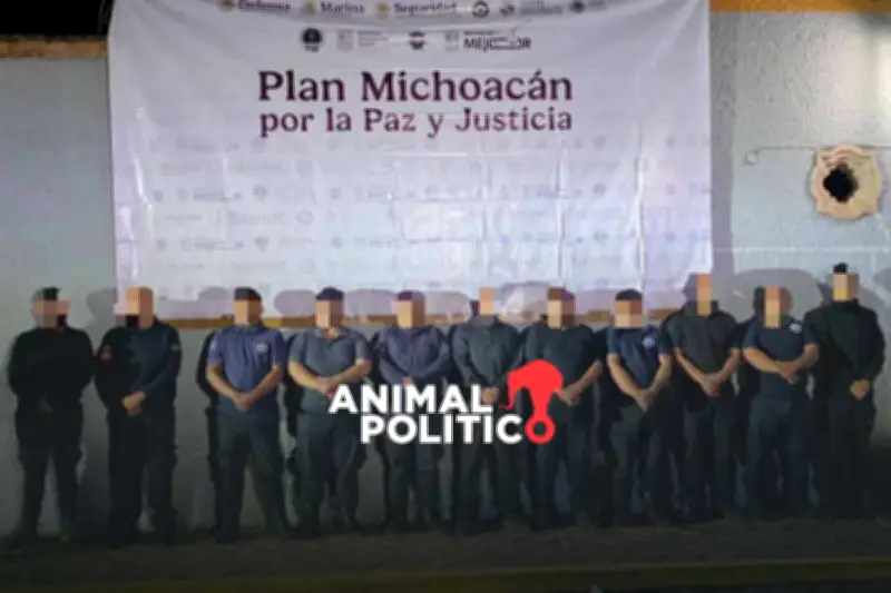 Detienen a policías ecuandureños en Michoacán por su participación en bloqueos