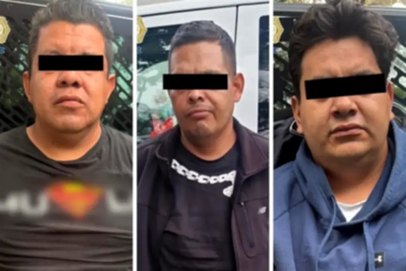 Detienen a tres presuntos homicidas y decomisan droga en Tláhuac