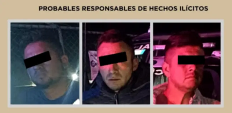 Detienen a tres sujetos con 400 cartuchos útiles en el Estado de México