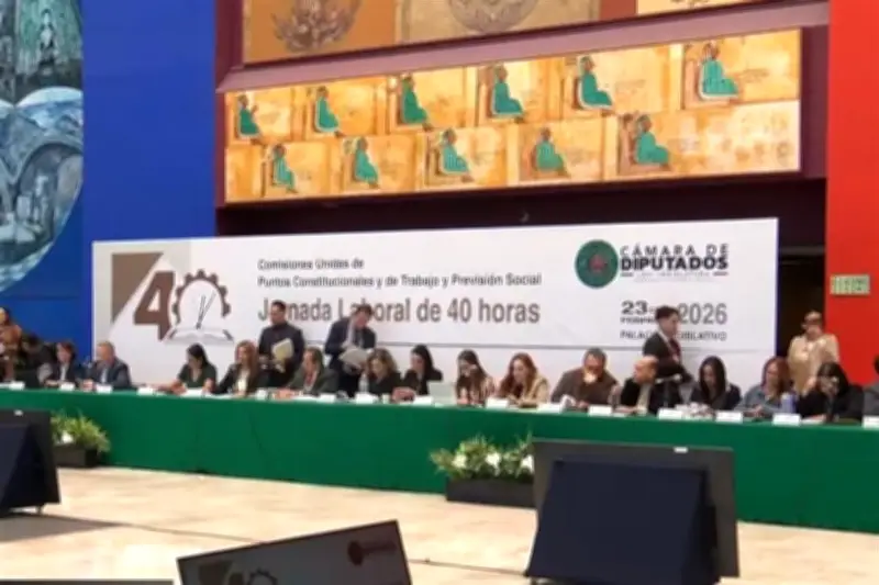 Dictamen de Jornada Laboral de 40 Horas Avanza en Comisiones del Congreso