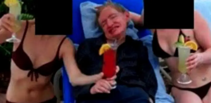 Documentos de Epstein vinculan a Stephen Hawking con foto en bikini; familia rechaza insinuaciones