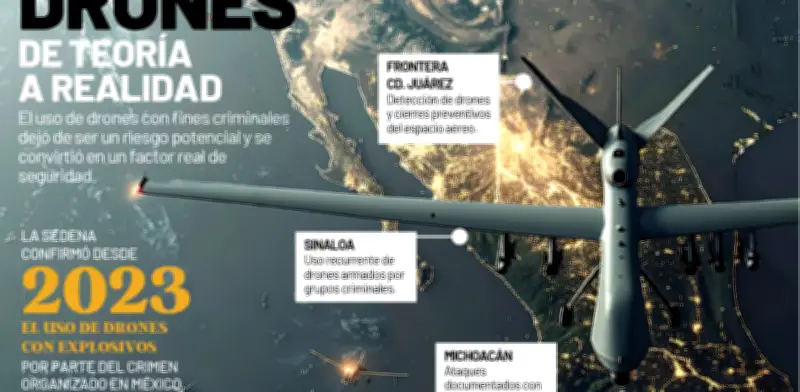 Drones y antidrones: la nueva batalla por el espacio aéreo de baja altura en México