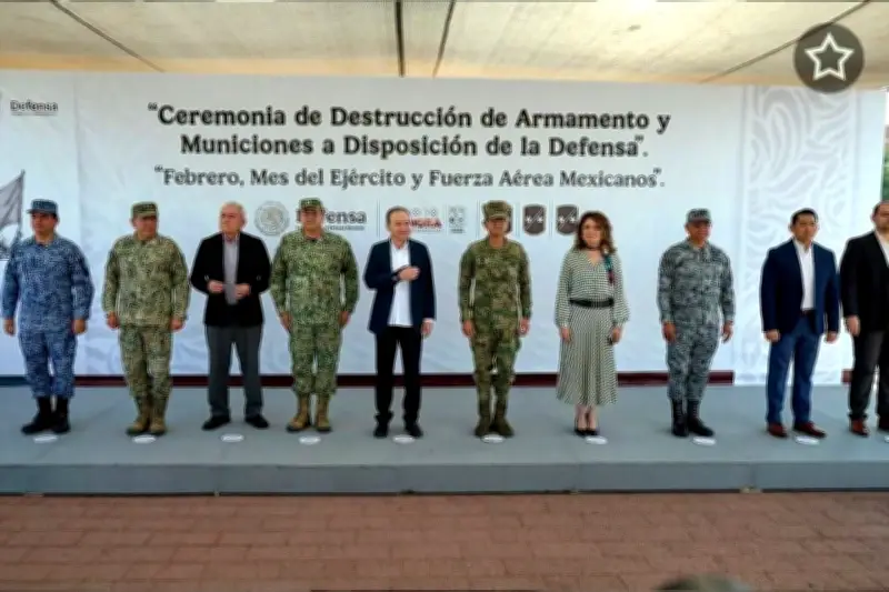 Durazo retira más de 900 armas de las calles de Sonora en operativo de seguridad