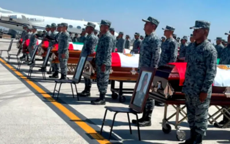 Ejército rinde honores fúnebres a 25 elementos caídos en operativo contra 'El Mencho' en Jalisco